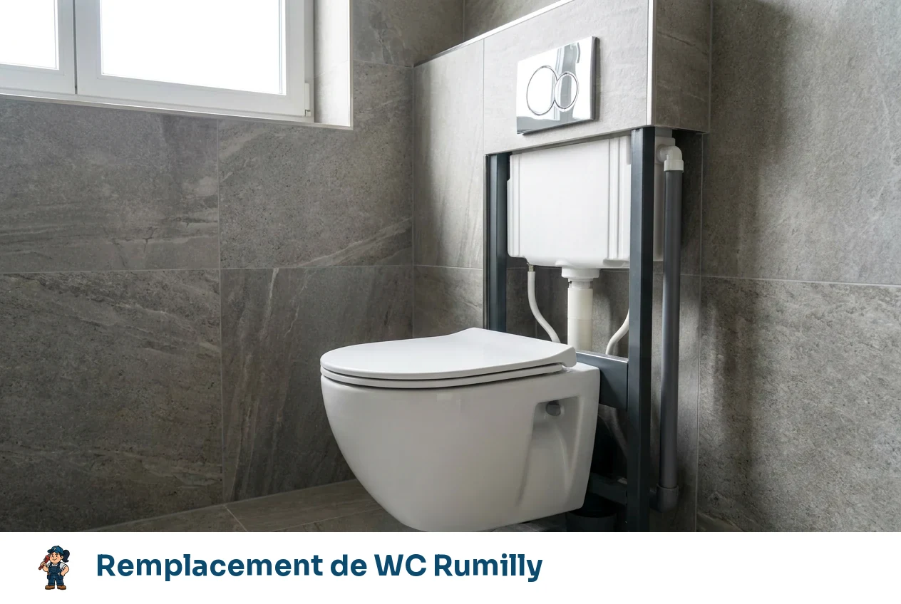 Remplacement de WC à Rumilly