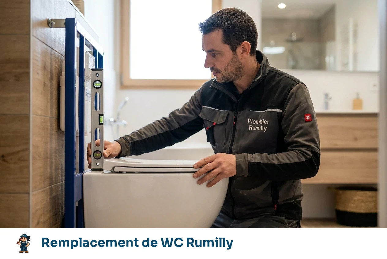 Remplacement de WC à Rumilly